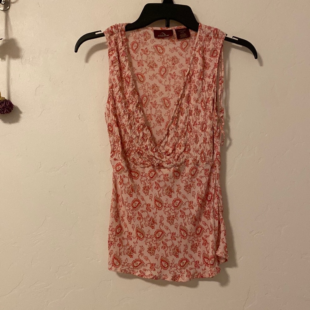 Pink Paisley top!!